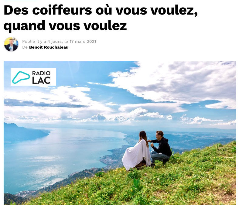Des coiffeurs où vous voulez, quand vous voulez